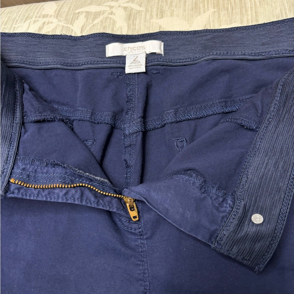 Navy Blue Size 2 Chico Pants